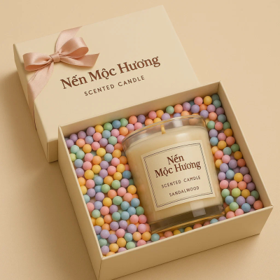 set quà tặng nến 2